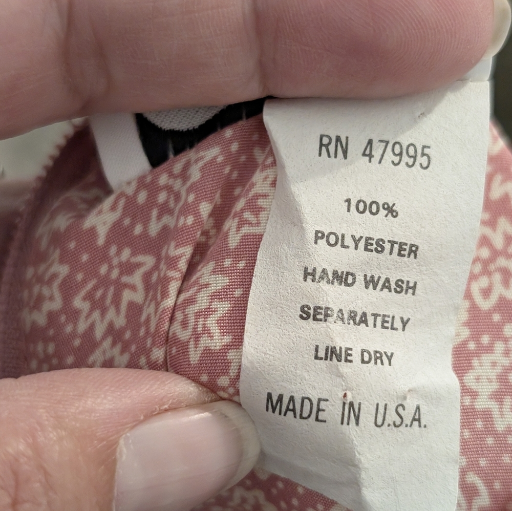 Vtg. Jo Hanna York Women's Size 18 Pink Floral Long Sleeve Blouse‎ - Picture 11 of 11